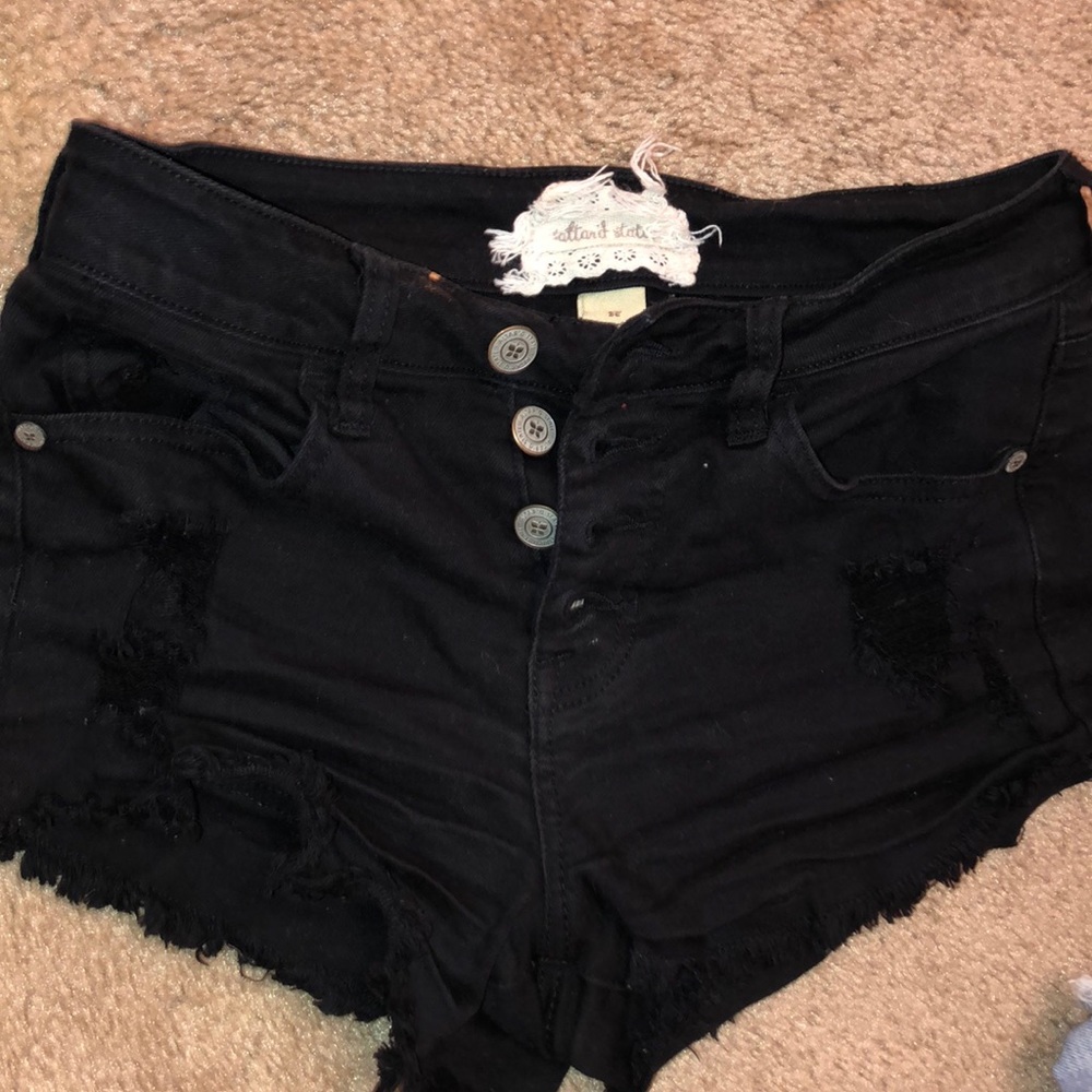 Altard State black denim shorts 0/24